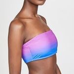 PilyQ Purple Ombré Bandeau Bikini Top Optional Straps NWT Size S Photo 1