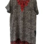 Anthropologie  109% silk dress by Kachel black & cream print Photo 0