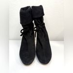 Kate Spade  Suede Tie-Up Stiletto Booties Size 8 VGUC Photo 1