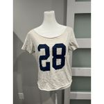 John Galt 28 Graphic T Shirt Cropped Off Shoulder Short Sleeve Women's Photo 1