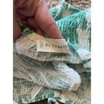 By Together  Tropical Palm Hawaiian Floral‎ Smocked Cutout Crop Top Womens Medium Photo 8