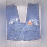 Levi's LEVI STRAUSS CO. Women’s High Rise Ribcage Straight Ankle Ripped Jeans Photo 8