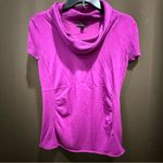 Takeout Magenta Cowl Neck Short Sleeve Top Pink Size XL Photo 0