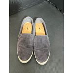 Birdies  The Swift‎ Corduroy Ribbed Slip On Comfort Sneakers Charcoal Gray 8 Photo 1
