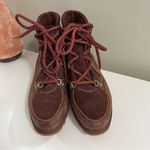 Sorel  Sneakchic Alpine Ankle Boot Lace Up Bootie Hiking in Redwood Photo 3