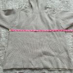 Free People  XS Oatmeal Heather Sweater Turtleneck Oversized Knit Long Sleeve Photo 1