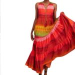 EUC Cara Cara Grace Dress Newport Sun Terracotta Medium / Large Retail $395.00 Photo 8