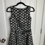 Theia Black White Polka Dot Fit & Flare Cocktail Party Dress Size 4 Photo 1