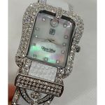 Victoria Wieck Watch Women 30mm two tone belt Crystals cuff band 7” running Photo 2