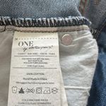 One Teaspoon  Rollers Low Waist long rise extreme curved raw hem‎ Denim Short 28 Photo 5