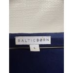 Baltic Born  Maxi Dress Sz L Blue Surplice‎ V-Neck Satin Dolman Sleeve Photo 2