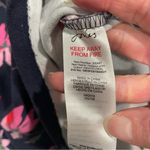 Cute Joules navy pink floral solid quality cotton top Size 4 Photo 5