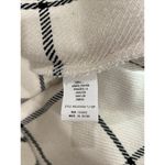 MELLODAY Women's Black & White Plaid Shacket Coatigan Shirt Flannel Size XL Photo 4