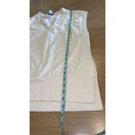 Athleta  Retroterry V-Neck Sleeveless Vest cream size small Photo 4