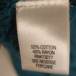 Simply Vera Vera Wang Tuirquoise Crew Neck High Low Sweater L Casual Comfy Cozy Green Size L Photo 5