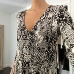 Anthropologie / HD in Paris Textured Faux Wrap Snake Print Dress Photo 3