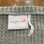 Out From Under Women's  UO Gray Waffle Knit Ruffle Crop Top XS Photo 1