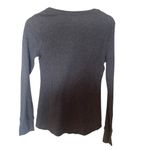 Old Navy  medium bag hum bug thermal long sleeve gray red Christmas Photo 3