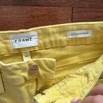 frame denim Frame Yellow Jeans Le Crop Mini Bootcut with Raw Hem 27 Photo 1