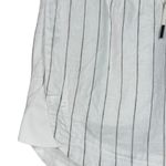 Athleta  Beachside Bali SZ 6 Linen Shorts Striped Pull-On Tie Drawstring Hi-Rise Photo 2