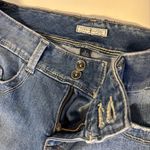 Tommy Hilfiger Mid Rise Bermuda Cuff Denim Jean Shorts Jorts Blue Womens Size 8 Photo 2