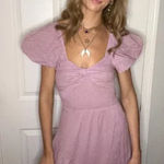 Free People  Short Sleeve Sundrenched Maxi Dress in Dawn Pink Size Small Photo 0