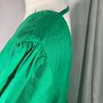 FatFace  Green Vivvie Linen Midi Dress Womens 14R Pockets‎ Bright Clean Girl Photo 9