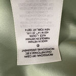 Alice + Olivia Denny Satin Single Breasted Boyfriend Blazer Green Tea Size 6 New Photo 15