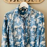 Urban Outfitters BDG by Floral Denim Button Down Shirt Blue Sz Small Photo 1
