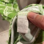 Charter Club Cute Talbots fresh avocado windowpane tie waist gold horse bait button dress Photo 11