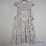 Free People New! Between The Lines Tunic Top dress Beige , size M Photo 7