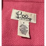 Lilly Pulitzer  Wool Blend Crop Blazer Tie Front Pink Preppy Old Money Small Photo 8