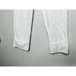 7 For All Mankind White Cotton Blend Straight-Leg Cuffed Hems Pants Size 29 Photo 6