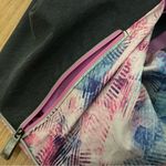 Athleta gym overnight bag duffle travel medium black and pink and purple Photo 9