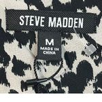 Steve Madden Black White Floral Rami Long Sleeve Mini Dress Size Medium NWT Photo 8