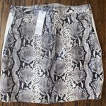 BB Dakota Vegan Faux Snakeskin Leather Skirt Photo 2