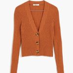 Madewell Brenville cropped ribbed cardigan sweater XL Photo 6