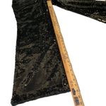 Good American Sequin Party Pant Size 6 Black Women's pull on NEW 3X 22/24 plus Photo 1