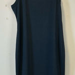 7 Diamonds Core Ribbed Tank Sleeveless Blue Dress stretch Women’s Size XL Photo 0
