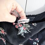 Reformation  Mica Dress in Evita Black Floral Photo 3