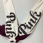 PINK - Victoria's Secret Victoria’s Secret PINK Dog Logo Bling Long Sleeve T Shirt Large Photo 2