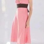 WTOO Watters & Watters In Bloom Pink & Brown Gown Dress Size 12 Cocktail Prom Photo 0