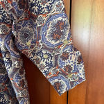 Chufy Ma Dress Mini Lin Floral Print Cotton Silk Embroidered Size XS Photo 5