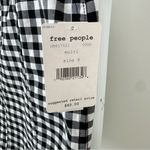 Free People NWT Gameday Black/White Gingham Mini Skirt Size 8 Photo 1