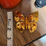 Vintage Butterfly Brooch/Pin West Germany Golden 1960’s Retro Kitsch Gold Photo 7