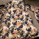 ANGL Cream Floral Dress Photo 0