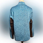 Marc New York *3for$30* Zip Up Jacket, teal heather and black, zip pockets, XL Photo 2