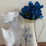 Silver Double Hoop Earrings Photo 3