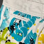 Adidas Womens 9 Board Shorts Swim Suit Trunks Cover Up Floral Tropical Print Photo 5
