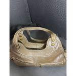 Patricia Nash Patricia‎ Nash Ergo Satchel Green Leather Studded Hobo Shoulder Bag Purse Photo 6